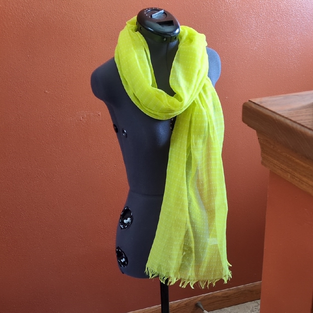 J. Crew yello scarf